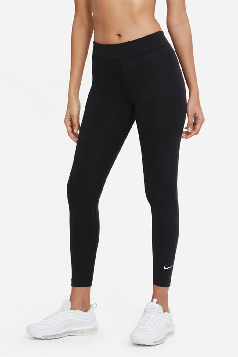 Nike Colanti crop cu talie medie pentru fitness Essential - Pled.ro