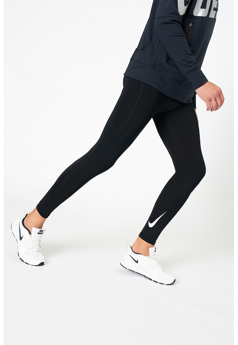 Nike Colanti cu banda logo in talie pentru antrenament Pro Warm - Pled.ro