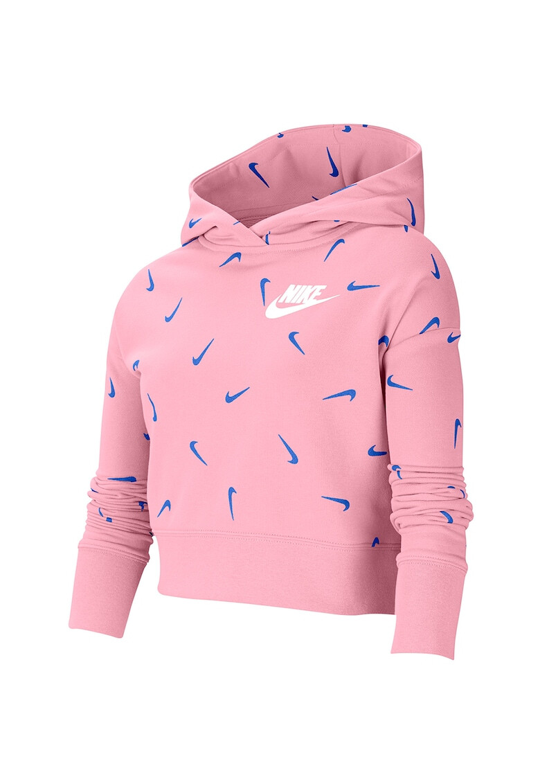 Nike Hanorac crop cu imprimeu logo - Pled.ro