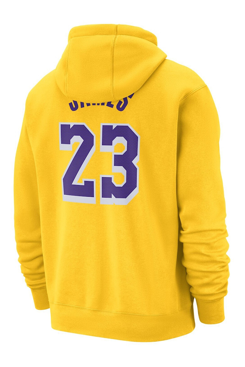 Nike Hanorac cu buzunar kangaroo pentru baschet Lakers - Pled.ro