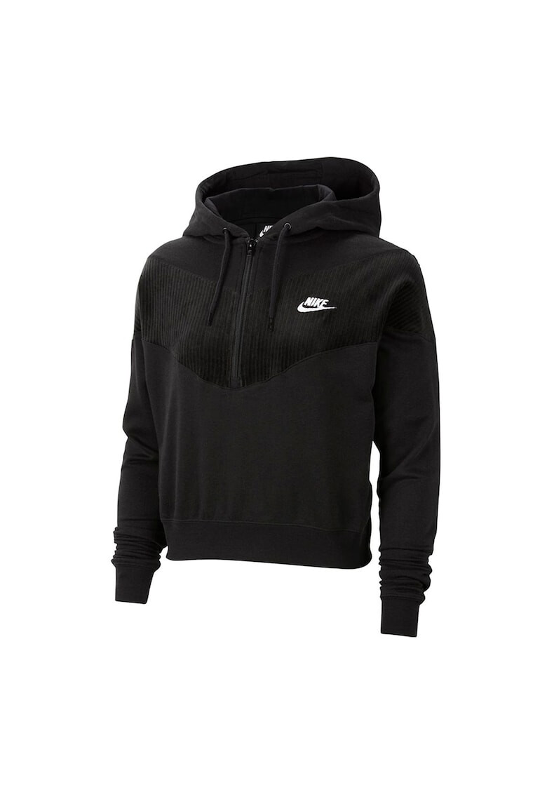 Nike Hanorac cu fenta cu fermoar Velour - Pled.ro