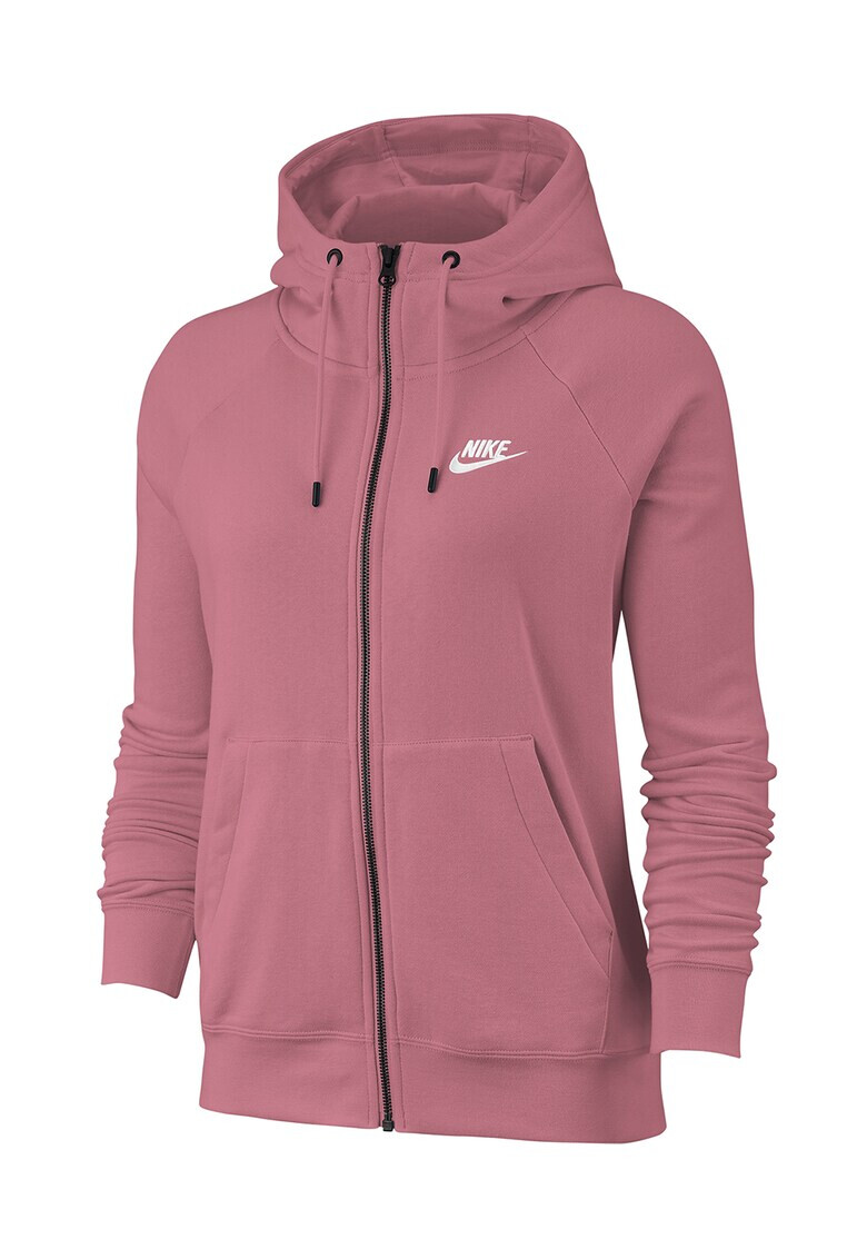 Nike Hanorac cu fermoar si broderie logo Essential - Pled.ro