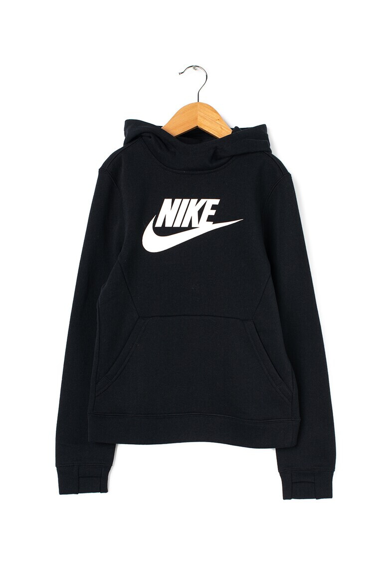 Nike Hanorac cu imprimeu logo si captuseala din fleece - Pled.ro