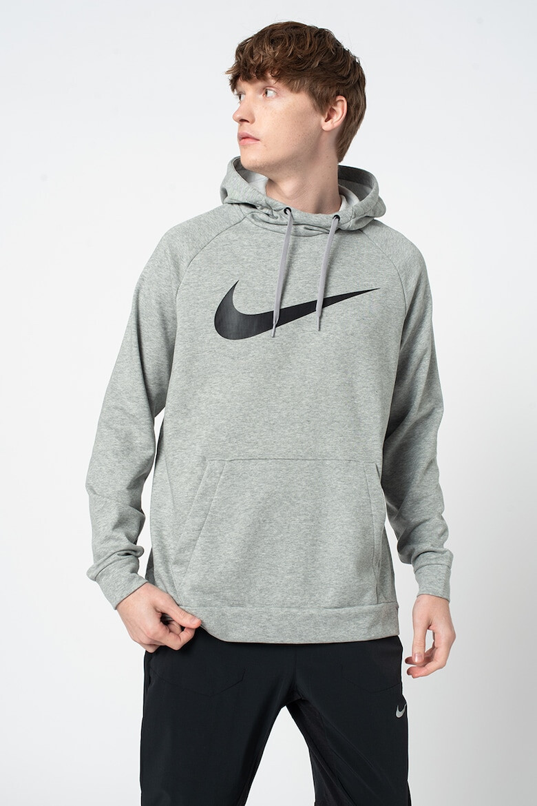 Nike Hanorac cu imprimeu logo si tehnologie Dri-Fit pentru antrenament - Pled.ro