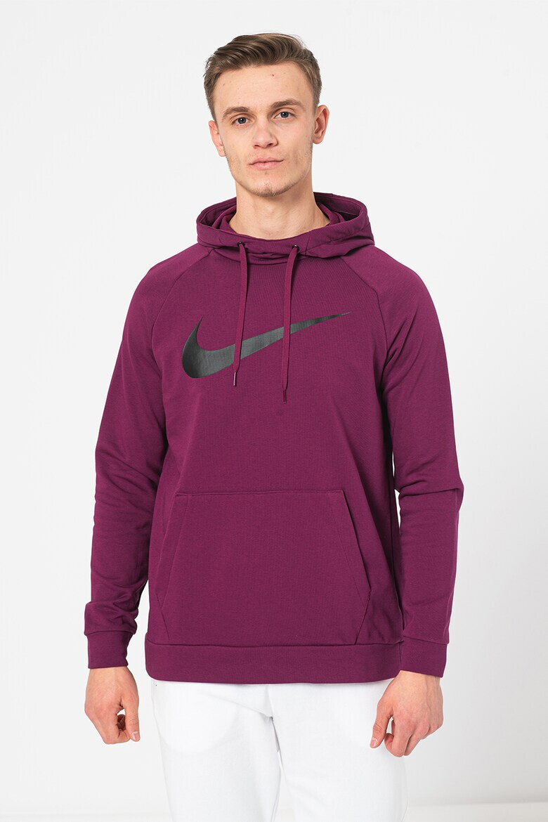 Nike Hanorac cu imprimeu logo si tehnologie Dri-Fit pentru antrenament - Pled.ro