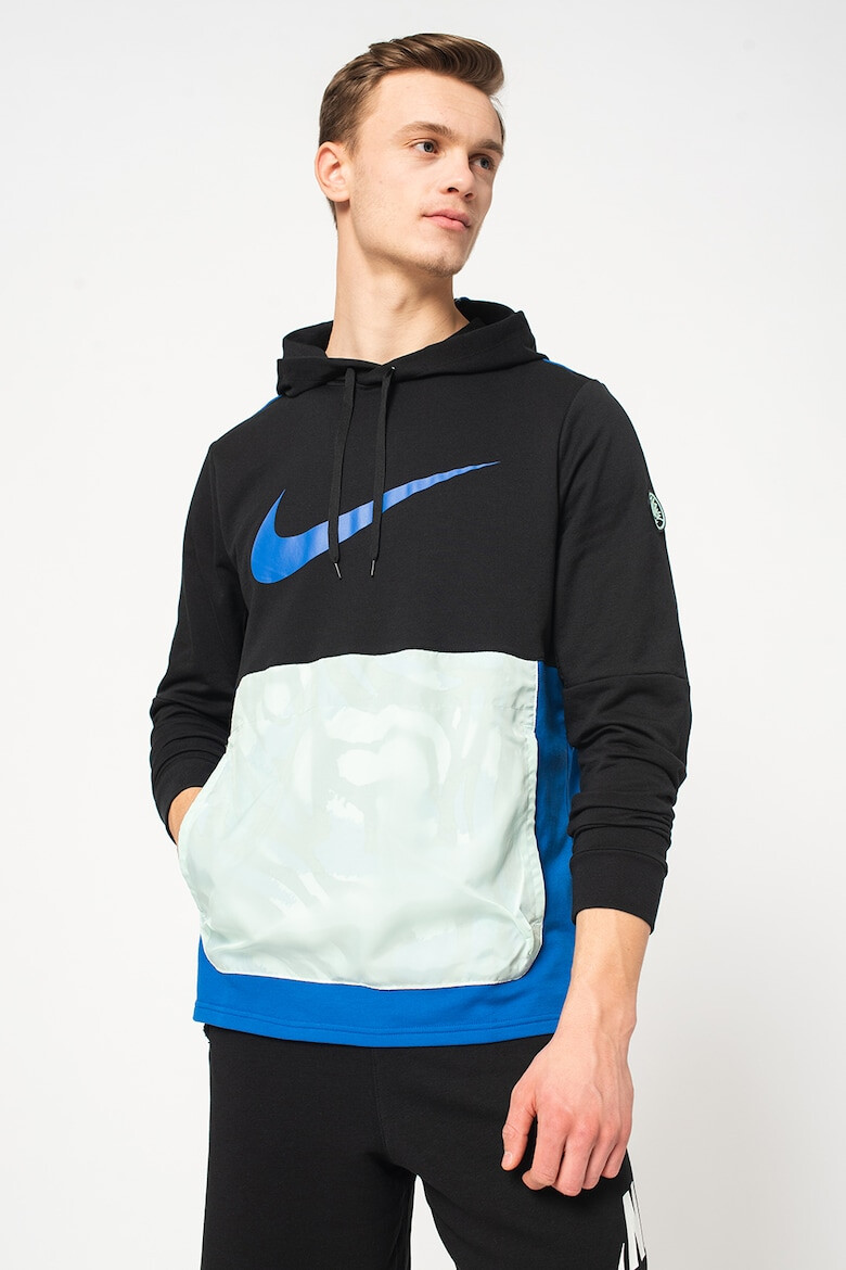 Nike Hanorac cu model colorblock pentru fitness Therma-FIT - Pled.ro