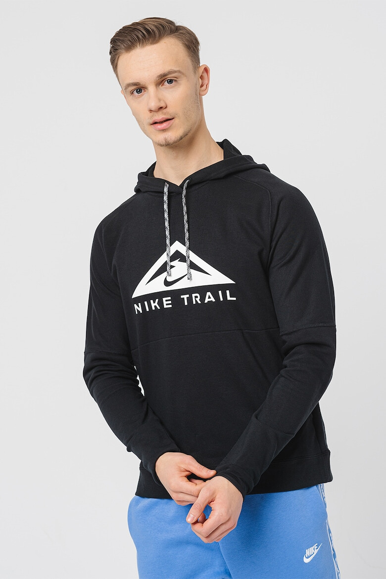 Nike Hanorac cu tehnologie Dri-FIT pentru alergare Trail - Pled.ro