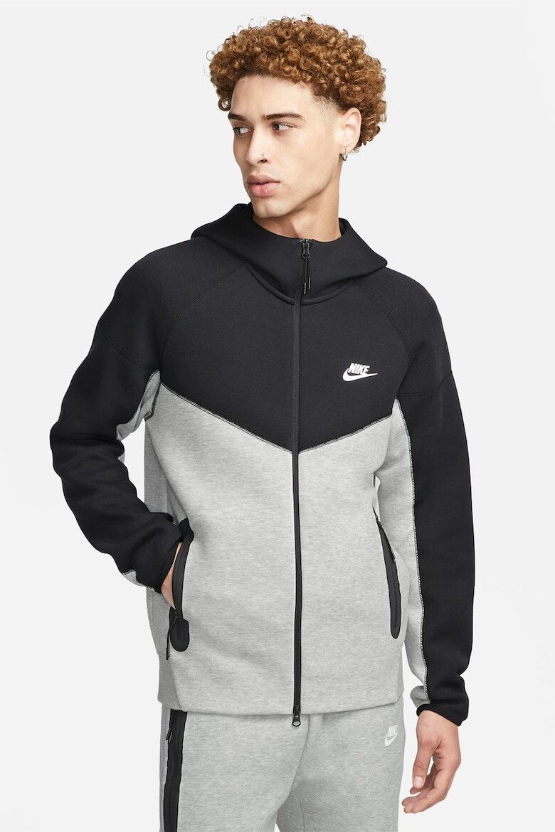 Nike Hanorac cu fermoar si maneci raglan Sportswear Tech - Pled.ro