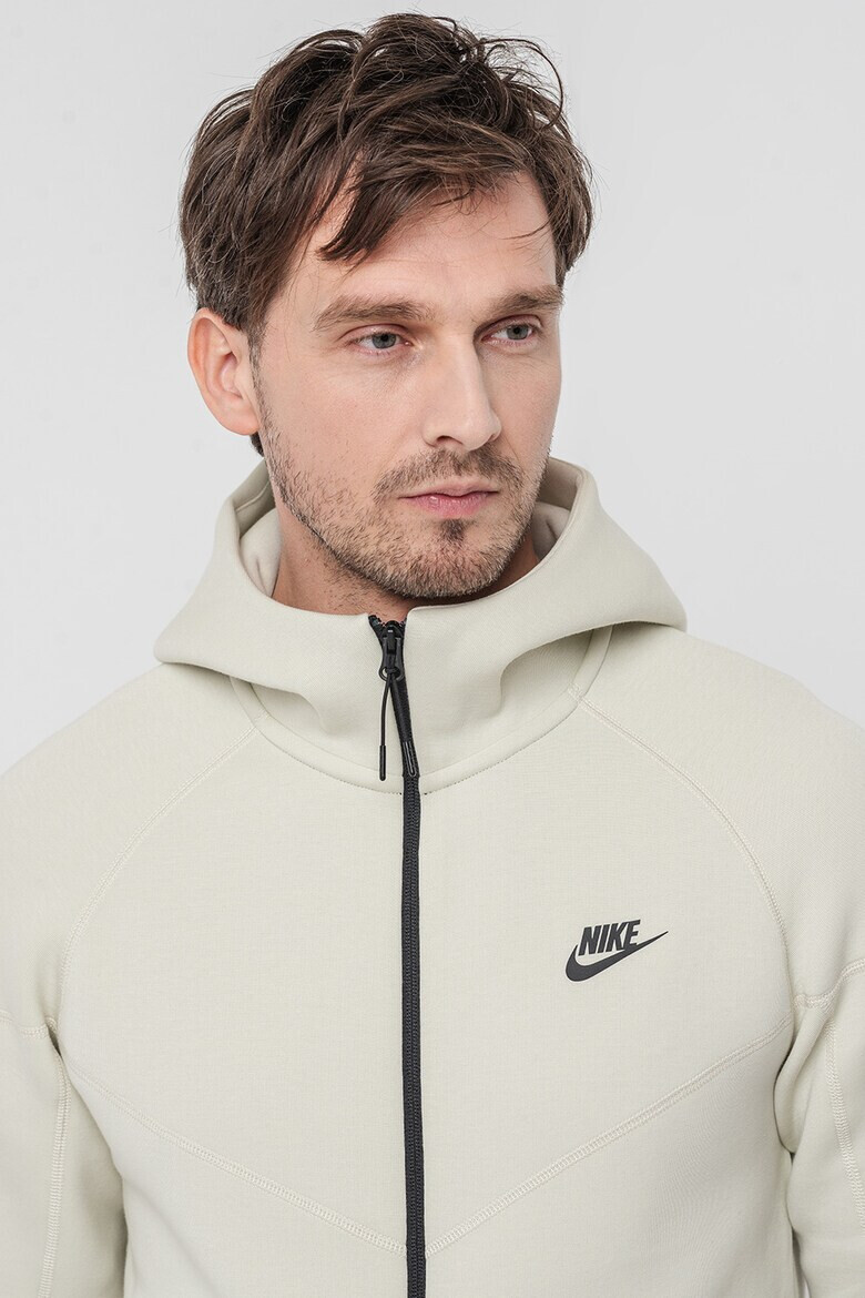 Nike Hanorac din amestec de bumbac cu fermoar pentru fitness - Pled.ro