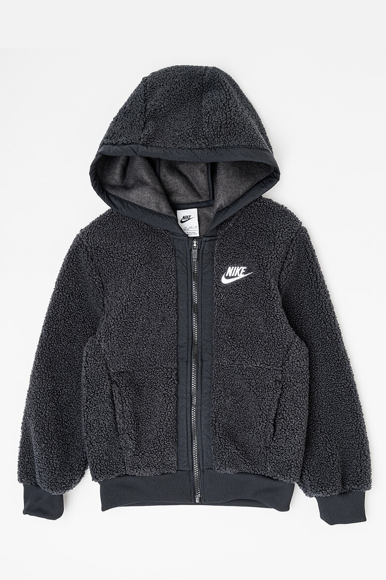 Nike Hanorac din blana shearling sintetica Club - Pled.ro