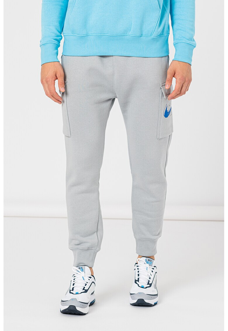 Nike Pantaloni cargo cu detaliu logo contrastant - Pled.ro