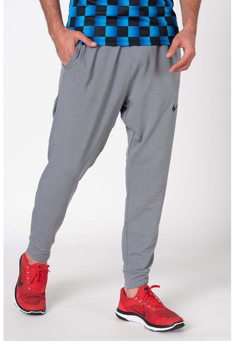 Nike Pantaloni cu Dri-FIT si snur in talie pentru fitness - Pled.ro