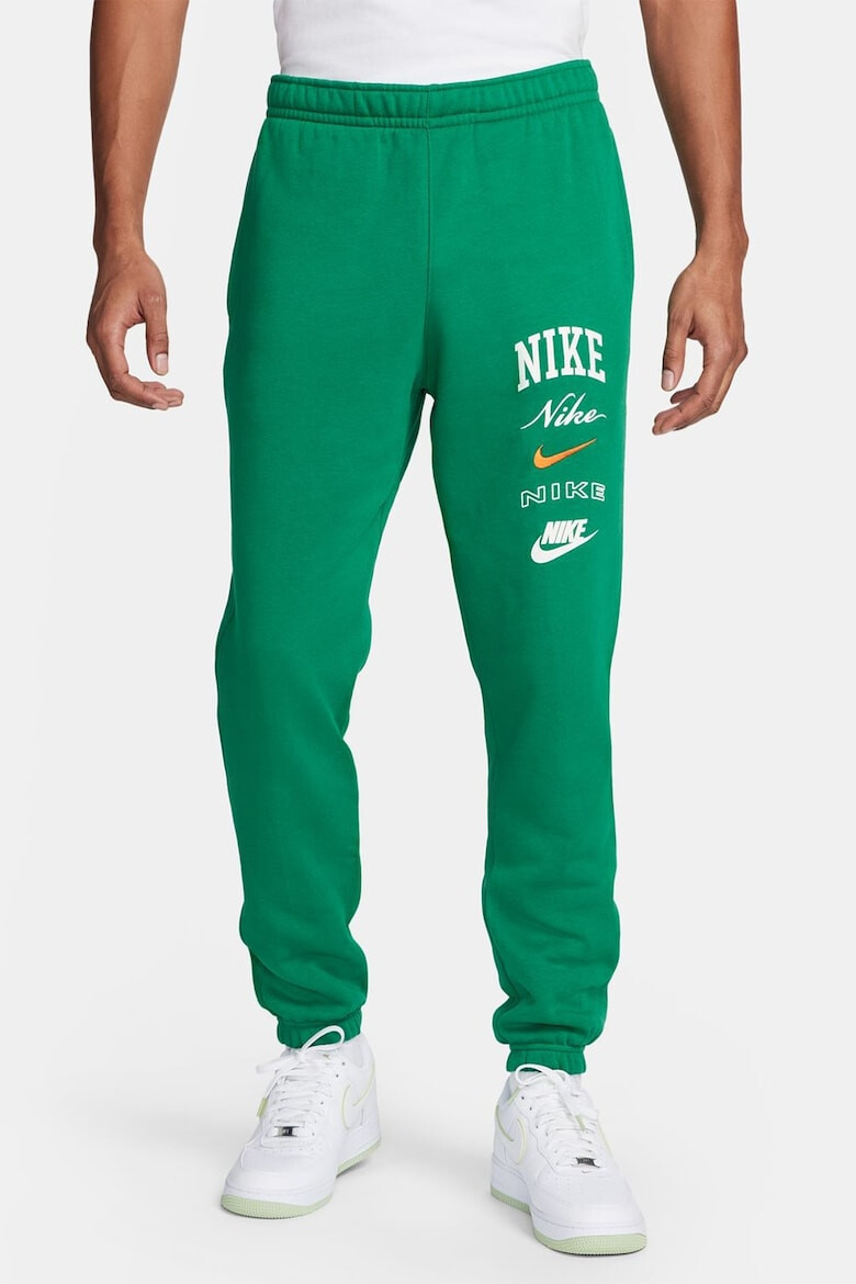 Nike Pantaloni de trening din amestec de bumbac cu buzunare laterale - Pled.ro