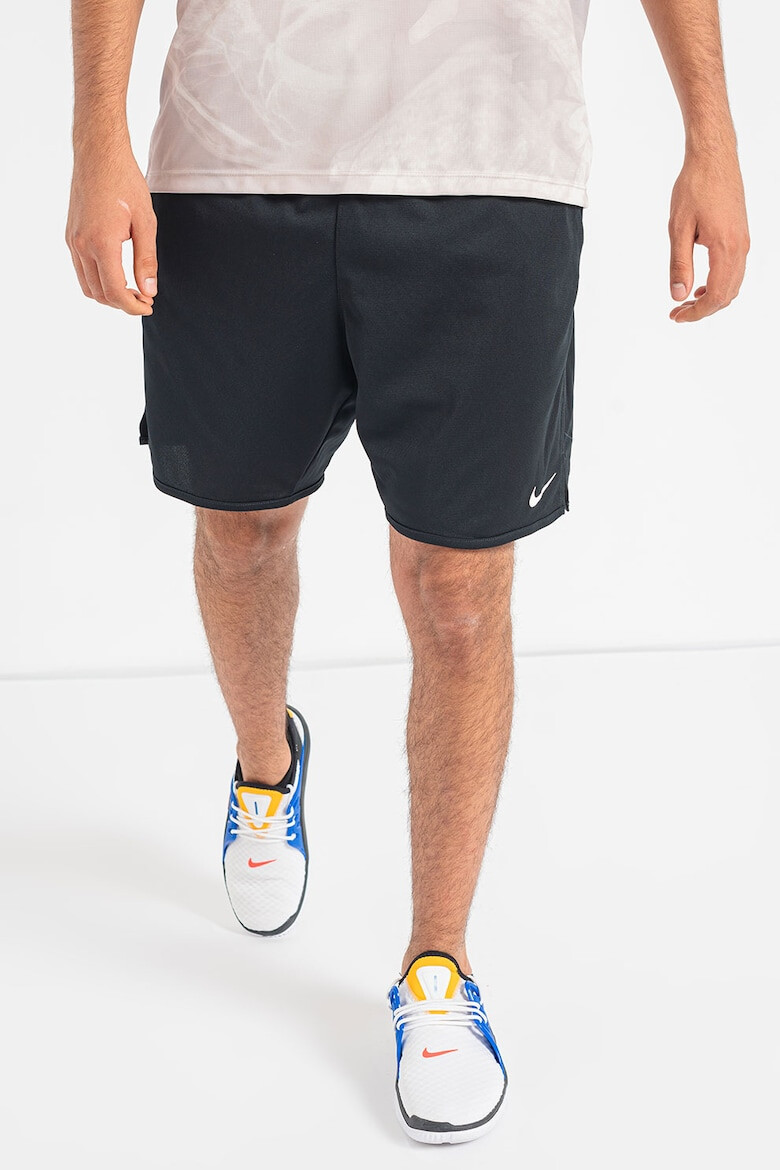 Nike Pantaloni scurti cu buzunare oblice si tehnologie Dri-FIT pentru fitness - Pled.ro