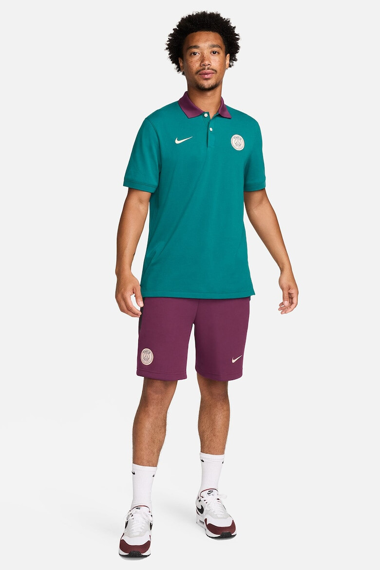 Nike Pantaloni scurti cu detalii logo pentru fotbal FCB - Pled.ro