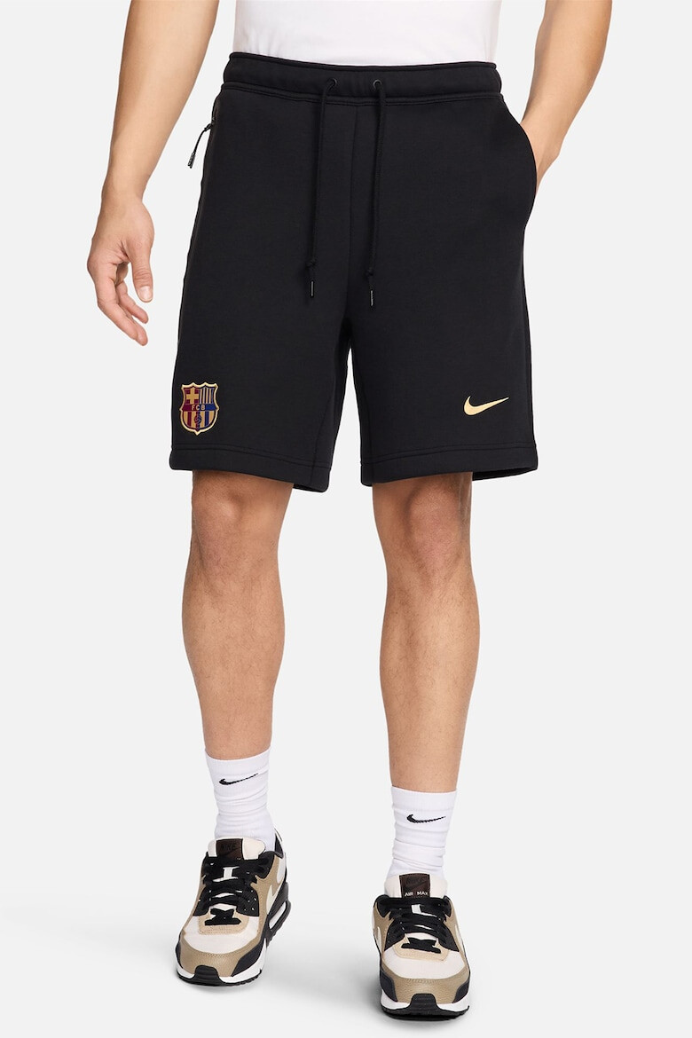 Nike Pantaloni scurti cu detalii logo pentru fotbal FCB - Pled.ro