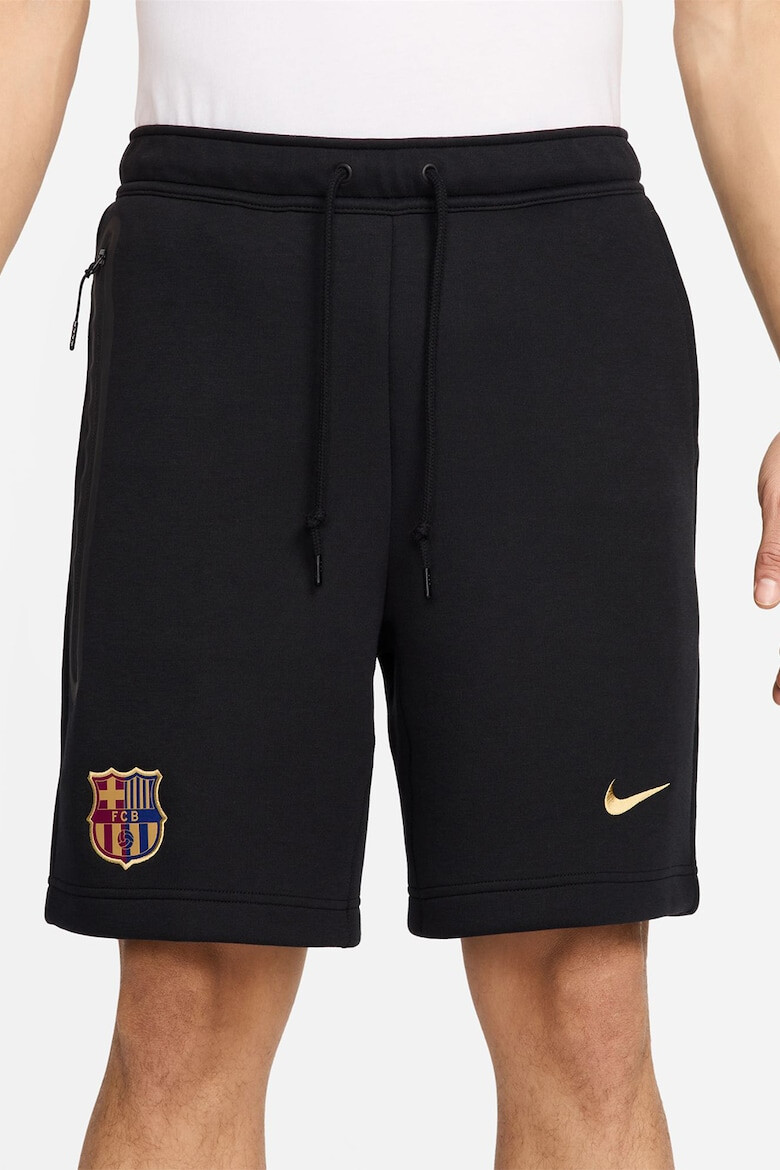 Nike Pantaloni scurti cu detalii logo pentru fotbal FCB - Pled.ro