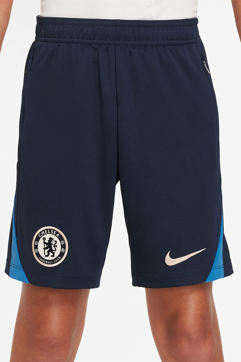 Nike Pantaloni scurti cu detalii logo si garnituri contrastante pentru fotbal CFC - Pled.ro