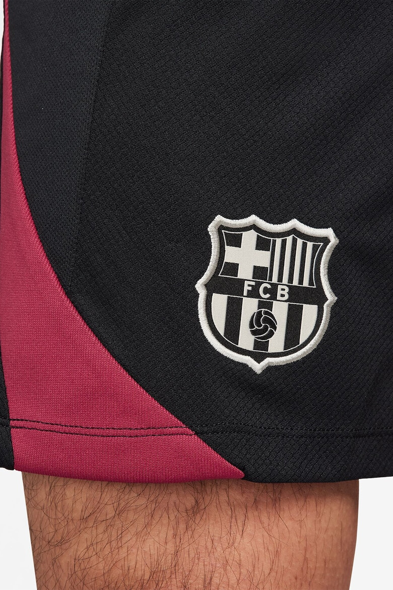 Nike Pantaloni scurti cu detalii logo si garnituri contrastante pentru fotbal FCB - Pled.ro