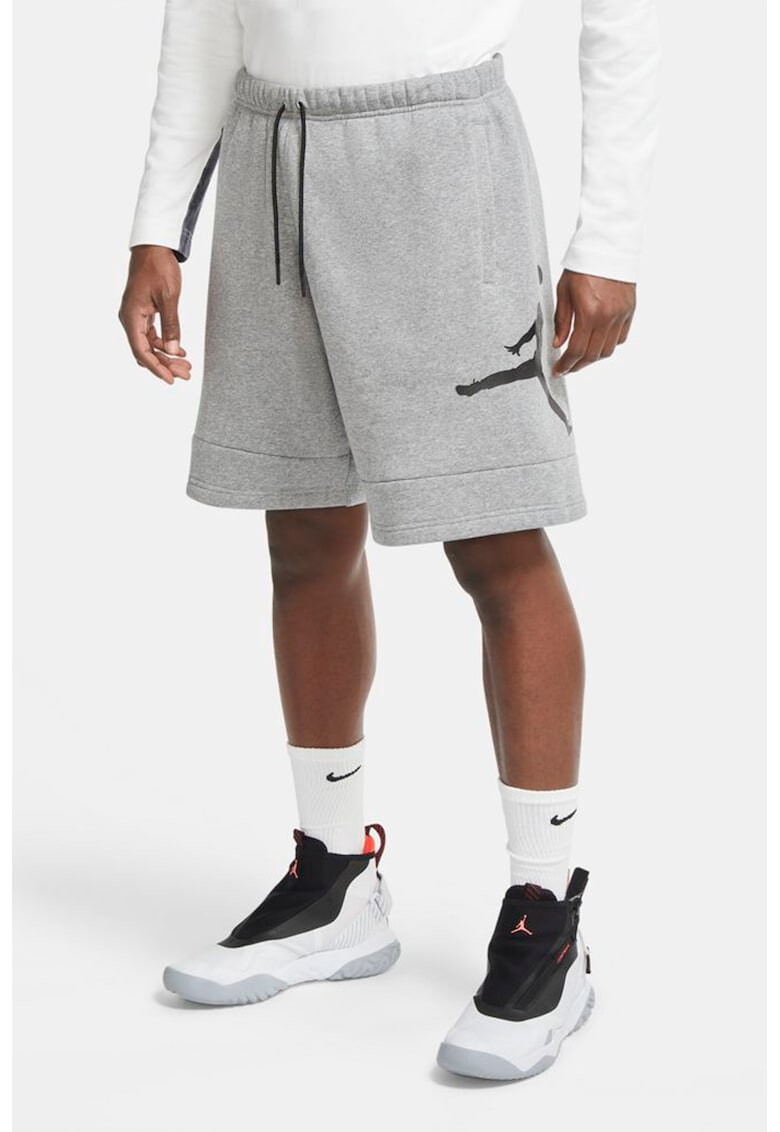 Nike Pantaloni scurti cu imprimeu logo pentru baschet Jumpman Air - Pled.ro