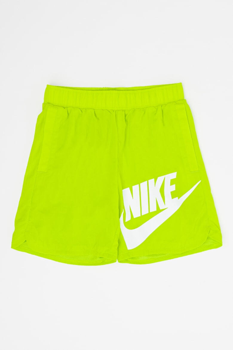 Nike Pantaloni scurti cu imprimeu logo si buzunare laterale - Pled.ro