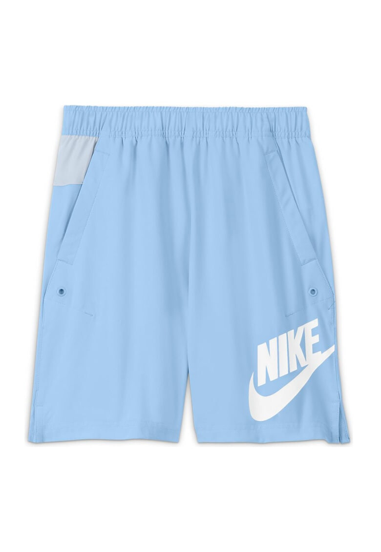 Nike Pantaloni scurti cu imprimeu logo si buzunare oblice Sportswear - Pled.ro