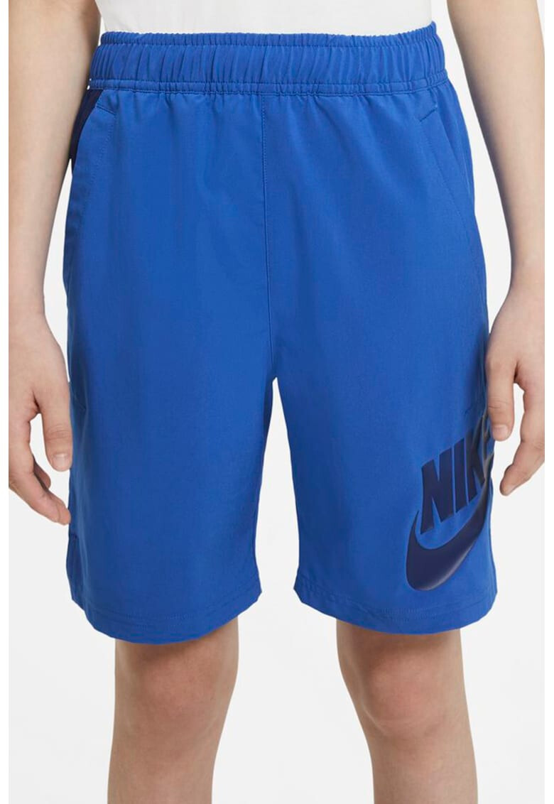 Nike Pantaloni scurti cu imprimeu logo si buzunare oblice Sportswear - Pled.ro