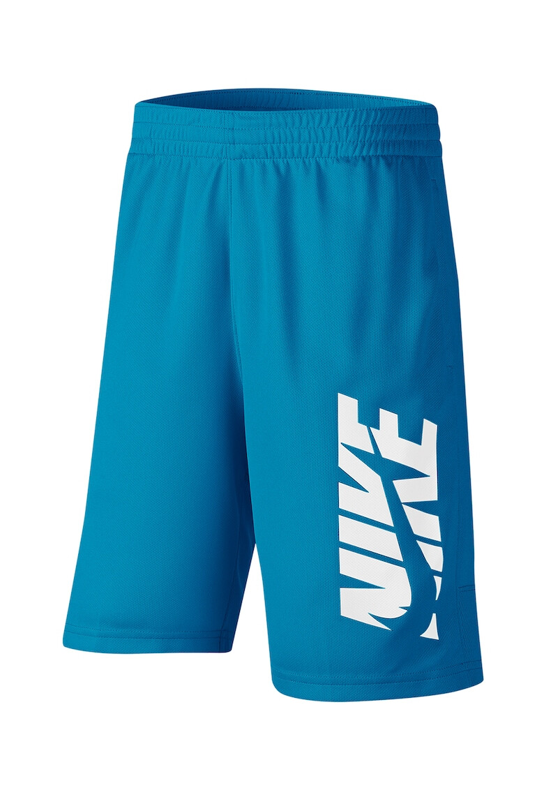 Nike Pantaloni scurti cu imprimeu logo si Dri-Fit pentru antrenament - Pled.ro