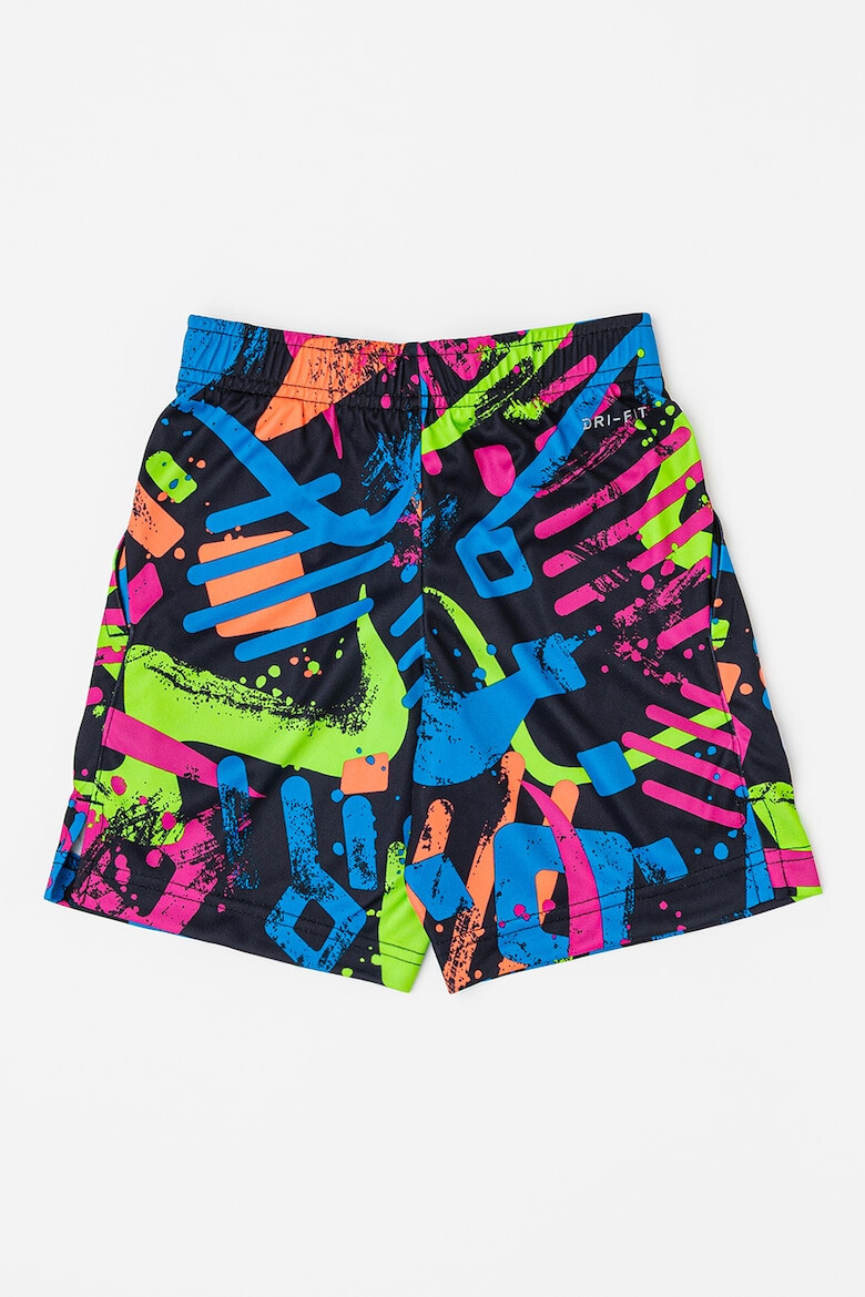 Nike Pantaloni scurti cu tehnologie Dri-Fit si model abstract - Pled.ro