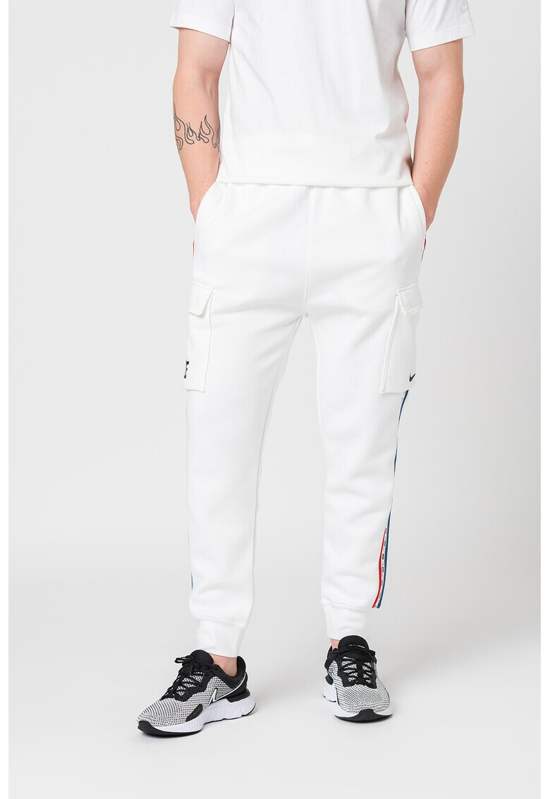 Nike Pantaloni sport cargo cu banda logo laterala Repeat - Pled.ro