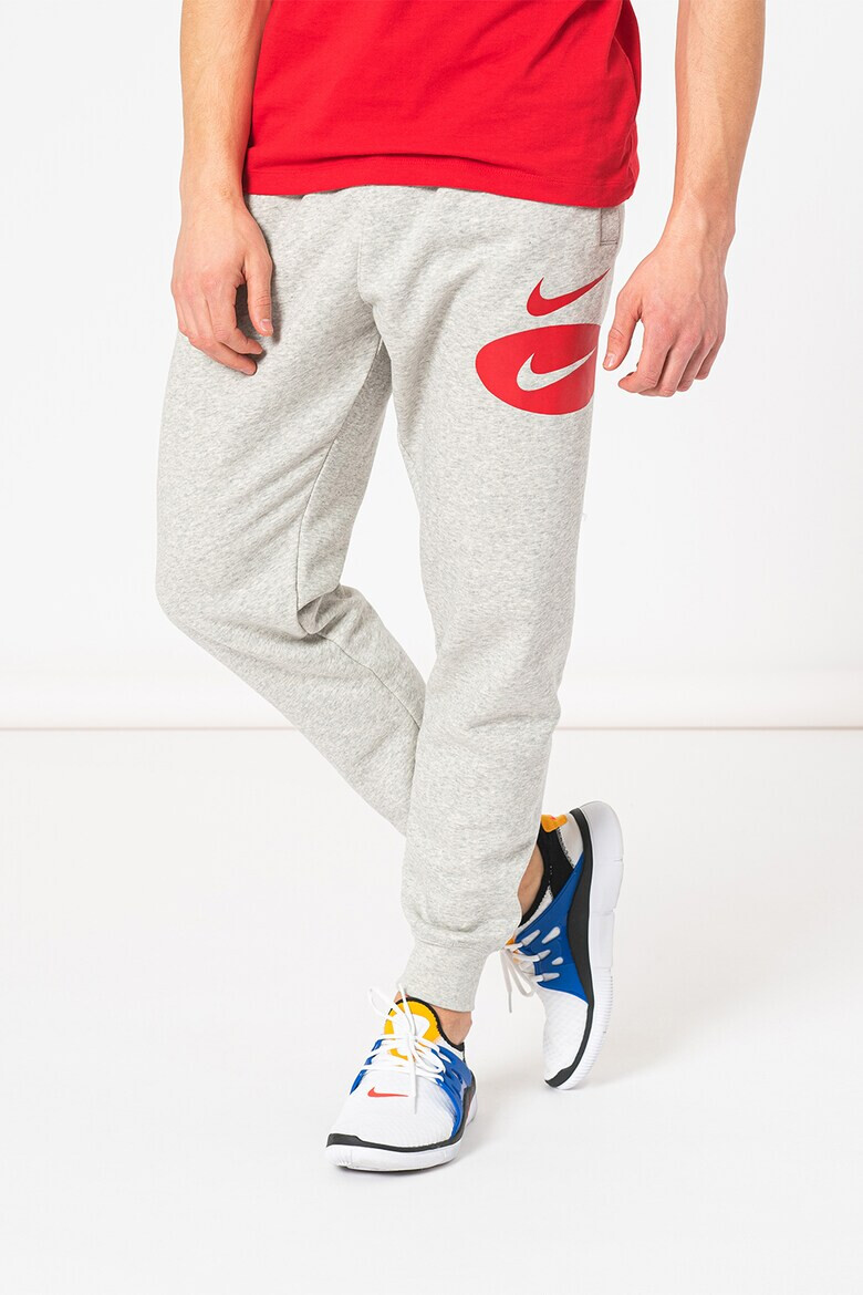 Nike Pantaloni sport cu imprimeu logo contrastant - Pled.ro