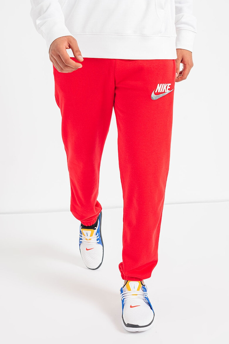 Nike Pantaloni sport din amestec de bumbac cu broderie logo - Pled.ro