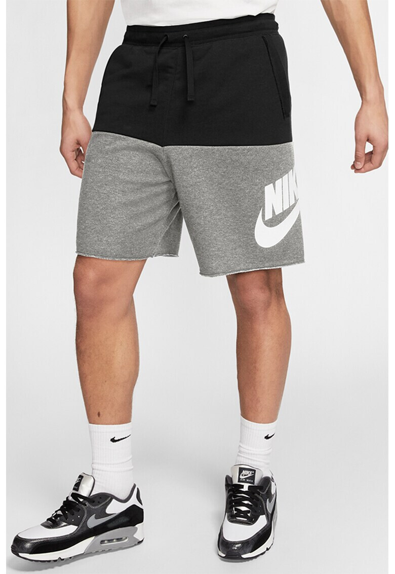 Nike Pantaloni sport scurti cu model colorblock Alumni - Pled.ro