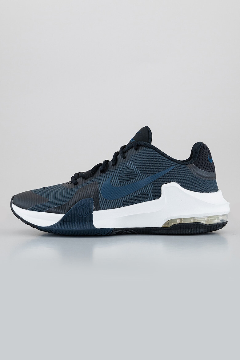 Nike Pantofi cu imprimeu logo pentru baschet Air Max Impact 4 - Pled.ro