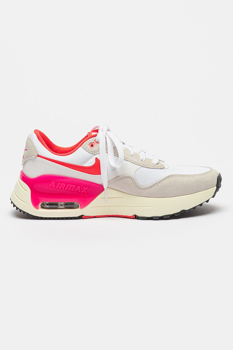 Nike Pantofi sport cu garnituri din piele intoarsa Air Max Systm - Pled.ro