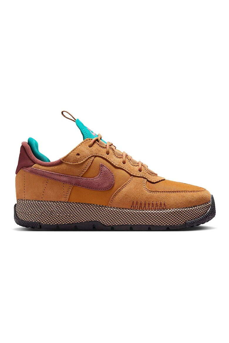 Nike Pantofi sport de material textil si piele intoarsa Air Force 1 Wild - Pled.ro