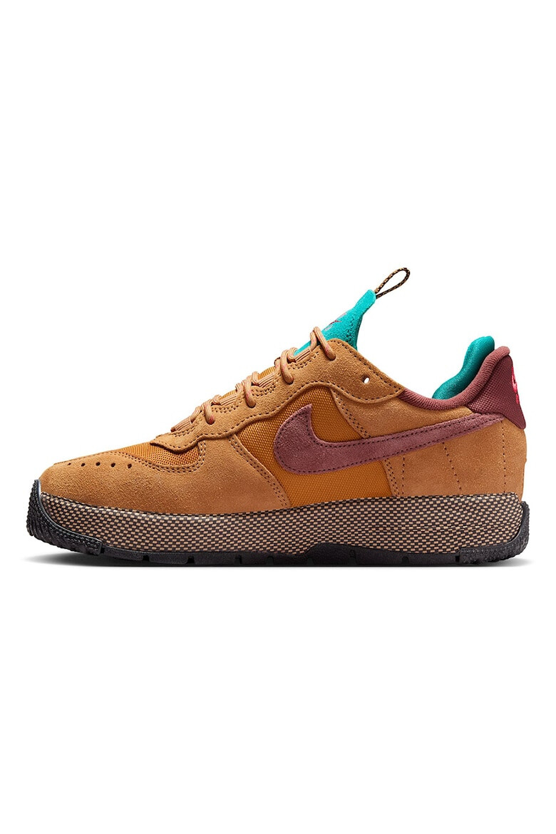 Nike Pantofi sport de material textil si piele intoarsa Air Force 1 Wild - Pled.ro