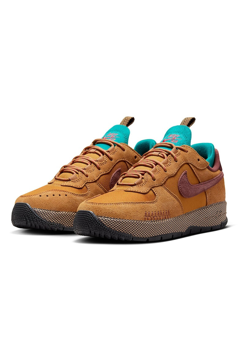 Nike Pantofi sport de material textil si piele intoarsa Air Force 1 Wild - Pled.ro