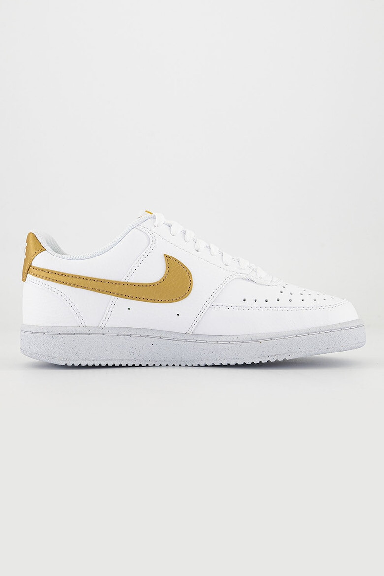 Nike Pantofi sport de piele ecologica Court Vision Low Next Nature - Pled.ro