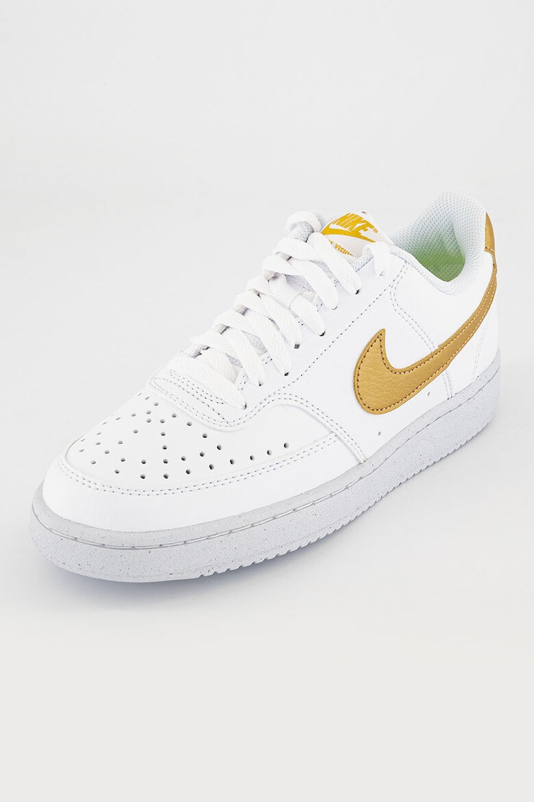 Nike Pantofi sport de piele ecologica Court Vision Low Next Nature - Pled.ro