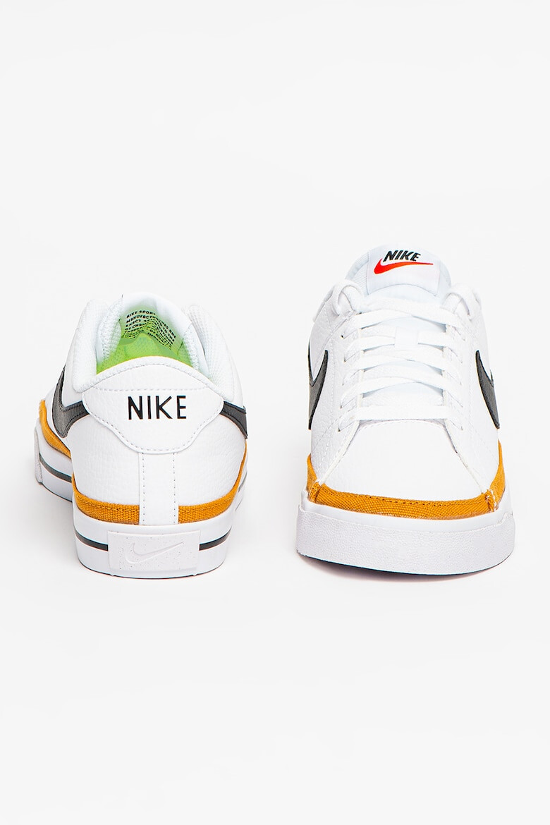 Nike Pantofi sport de piele ecologica cu imprimeu logo Court Legacy - Pled.ro