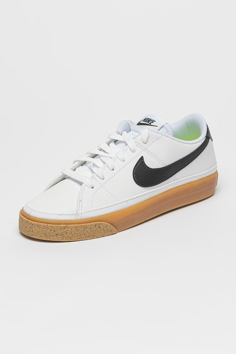 Nike Pantofi sport de piele ecologica cu imprimeu logo Court Legacy - Pled.ro