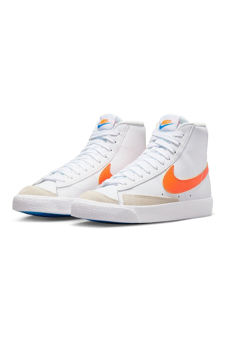 Nike Pantofi sport de piele si piele intoarsa Blazer Mid '77 - Pled.ro