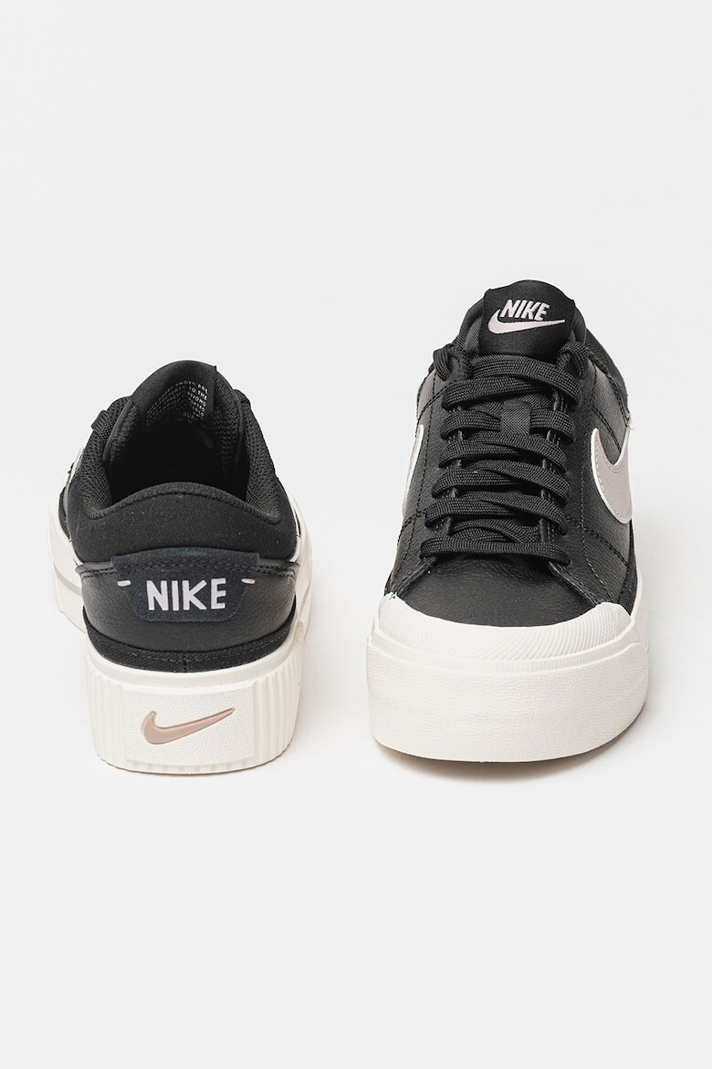 Nike Pantofi sport din piele si piele ecologica Court Legacy Lift - Pled.ro