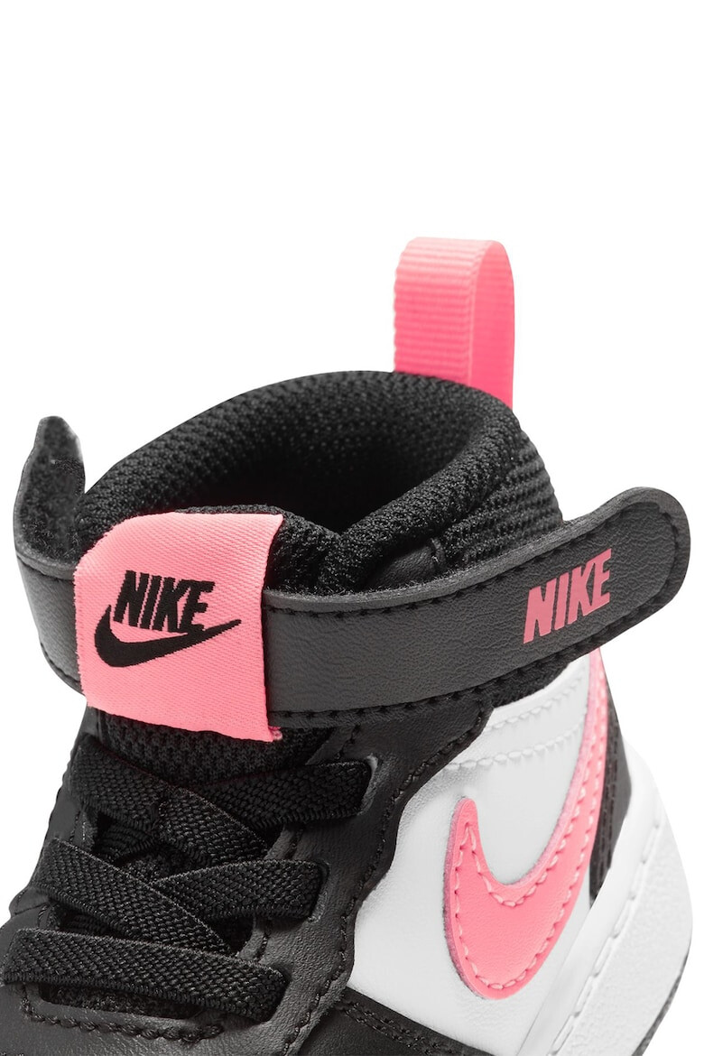 Nike Pantofi sport mid-cut cu garnituri de piele Court Borough - Pled.ro