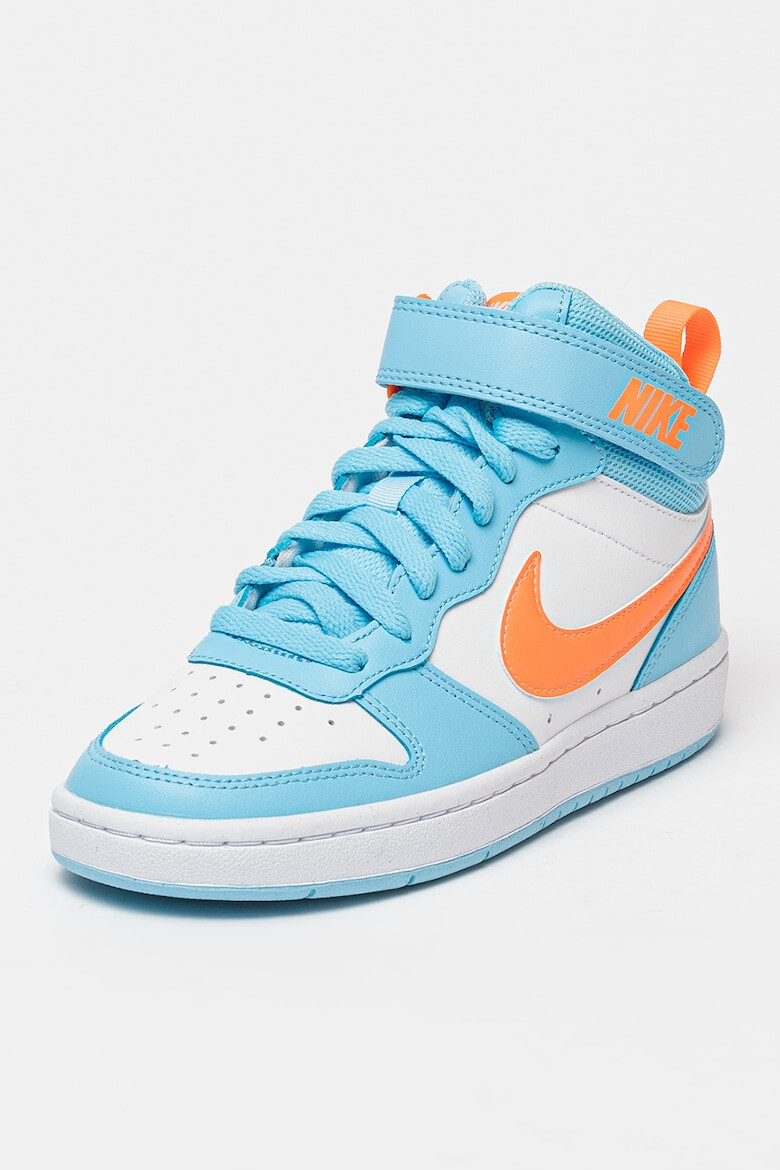 Nike Pantofi sport mid-high cu aspect contrastant Court Borough - Pled.ro