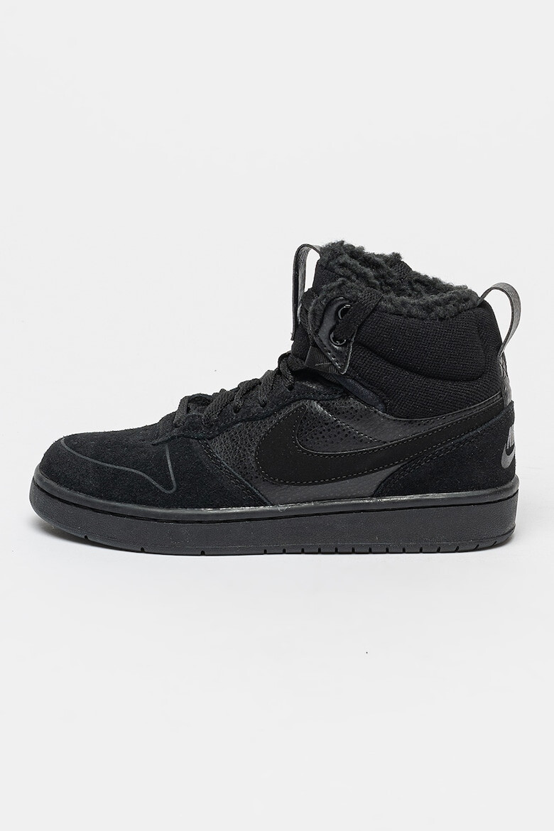 Nike Pantofi sport mid-high cu garnituri de piele intoarsa Court Borough - Pled.ro