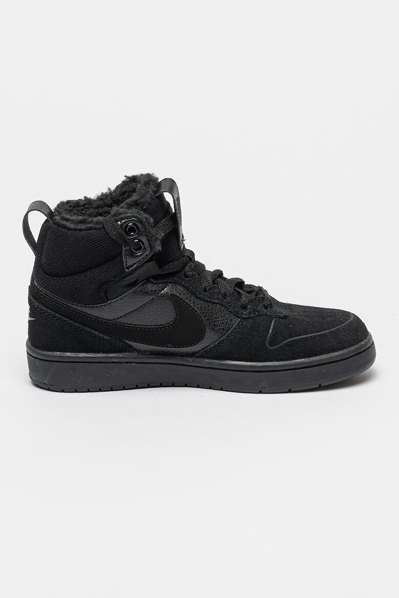 Nike Pantofi sport mid-high cu garnituri de piele intoarsa Court Borough - Pled.ro