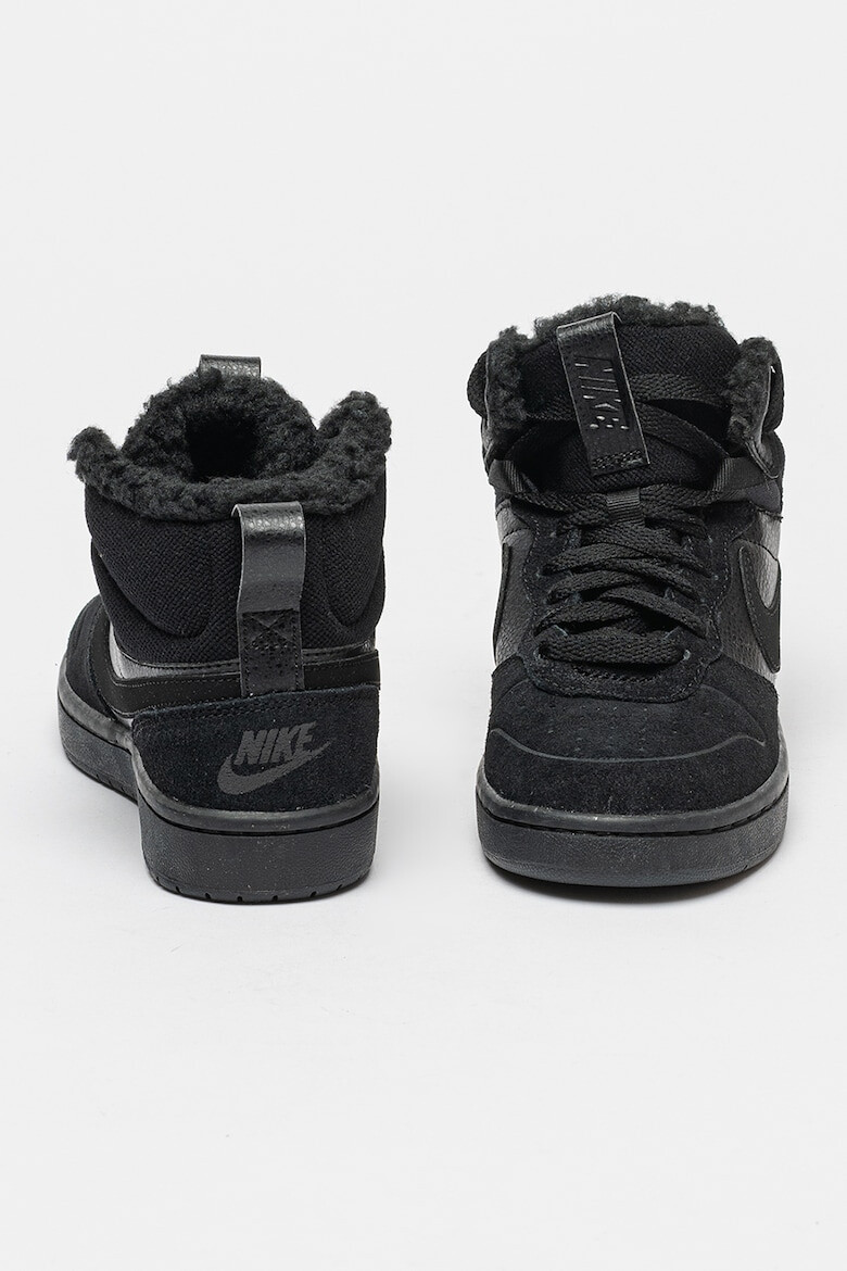 Nike Pantofi sport mid-high cu garnituri de piele intoarsa Court Borough - Pled.ro