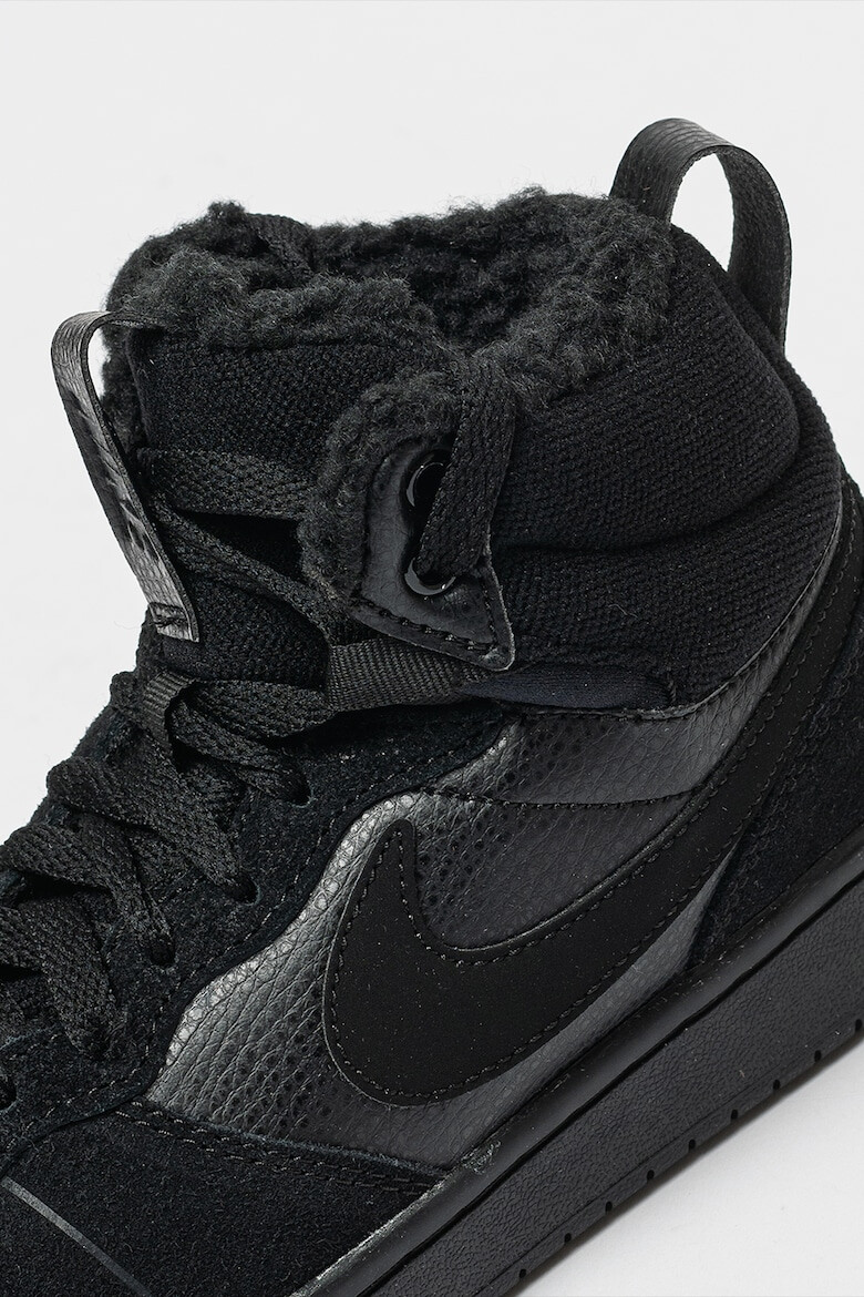 Nike Pantofi sport mid-high cu garnituri de piele intoarsa Court Borough - Pled.ro